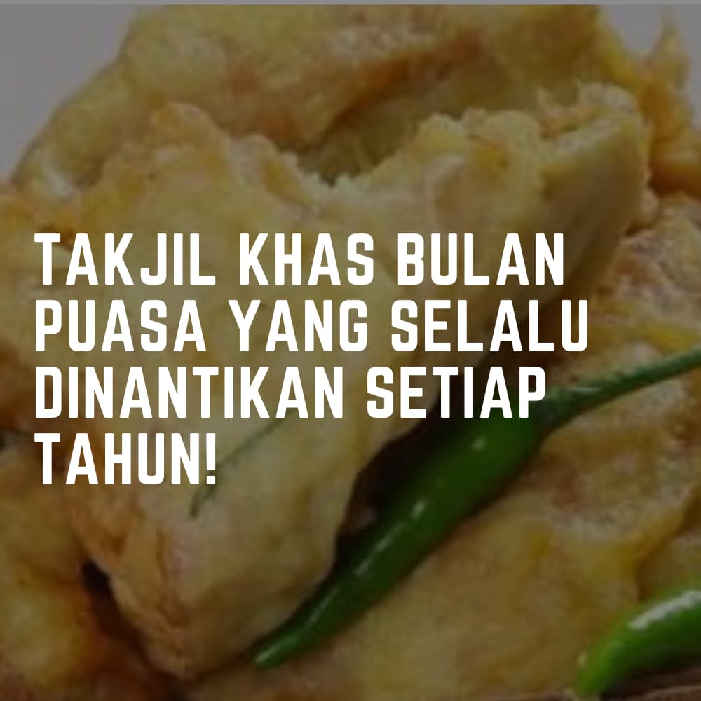 takjil khas bulan puasa
